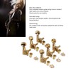 6Pcs Full Closed Guitar Tuning Key Accurate Fast Operation Stable