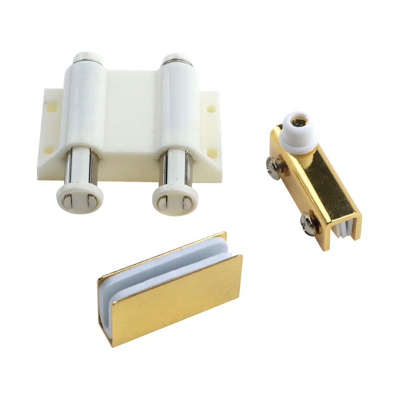 Glass Door Pivot Hinge Glass Door Magnetic Catch with Clamp
