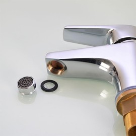 4 Pcs Water Saver Spout Filter Tap Aerator Mesh Tap Head Faucet Aerator Replacement Parts Insert Nozzle Water Saver Tap Filter Nozzle Faucet Aerator for Kitchen Bathroom 4PCS 24mm