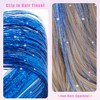 Nielp 18 Pcs Hair Tinsel Clip in, 20.5 Inch Glitter