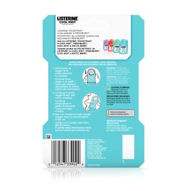 Listerine Pocketmist Cool Mint Oral Care Mist to Get Rid of Bad Breath, 0.26 Fl Oz (Pack of 2)