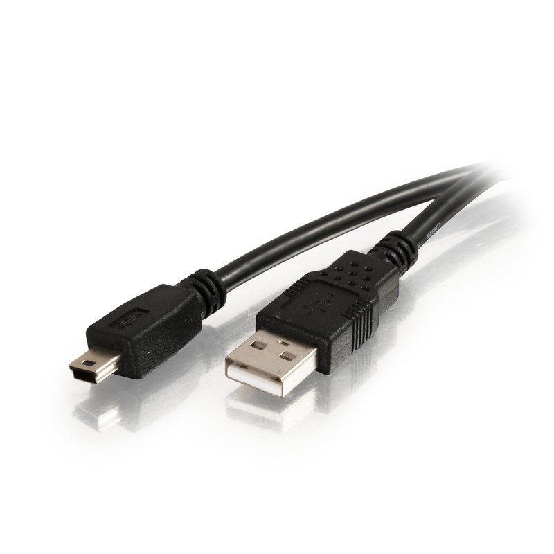 C2G 27005 USB 2.0 A to Mini-B USB Cable, 6.56
