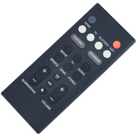 Replacement Remote Control fit for Yamaha Front Surround System YAS-109 Sound Bar ATS-1090 YAS-209 YAS-CU209 NS-WSW44 Sound Bar