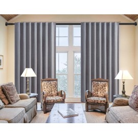 No Drilling Shower Curtain Rod 48 to 120 Inch(3.5-10ft), Heavy Duty Curtain Rod for Window, Room Divider, Outdoor, Patio, Bathroom, Door, Easy to Install-1.25' Diameter