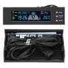 Computer 3‑Fan Speed Controller CPU/HDD/SYS Temperature Control LCD Front Panel