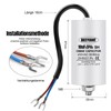 BEEYUIHF CBB60 Motor Capacitor 10µF 450V Capacitor 50/60Hz Starting Capacitor