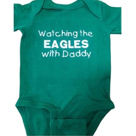 Eagles fans baby bodysuit Eagles onesie ® infant one piece hate the Cowboys onesie® (Newborn/0-3 months, green)