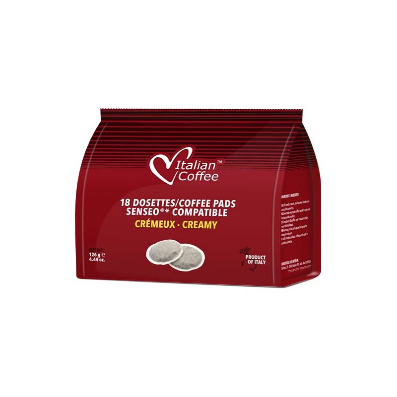 Italian Coffee For Espresso Lovers Italian Coffee pads compatible with