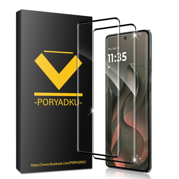 uShield 2 Pack for Motorola Edge 2025 Screen Protector, 9H