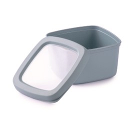 Snips Aroma Box, Mealprep Boxes, Food Storage Containers with Lid, 0.50 L, Food Container with Hermetic Closure, 12 x 12 x 7 cm, Blue, Made in Italy