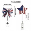 2-Pack 4th of July ID Badge Holder for Work, Acrylic