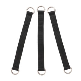 GRIRIW 3Pcs Multi Functional Gymnastic Ring Belt Durable Hanging Straps for Fitness Accessories Lightweight Exercise Hanging Band for Home Workouts Portable Design for Anytime Use