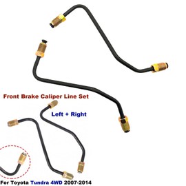 Front Brake Caliper Line, For Toyota Tundra 4WD 2007-2014 Front Brake Caliper Line Set of Left & Right.