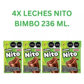 Bimbo 4X LECHE NITO BIMBO 236 ML.