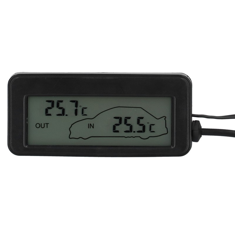 Mini Thermometer Electronic Temperature Meter with LCD Display DC12V for