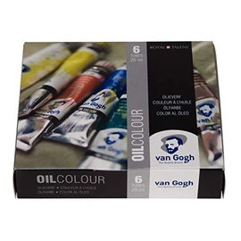 Caja de Oleo 6 Tubos Van Gogh 20ml