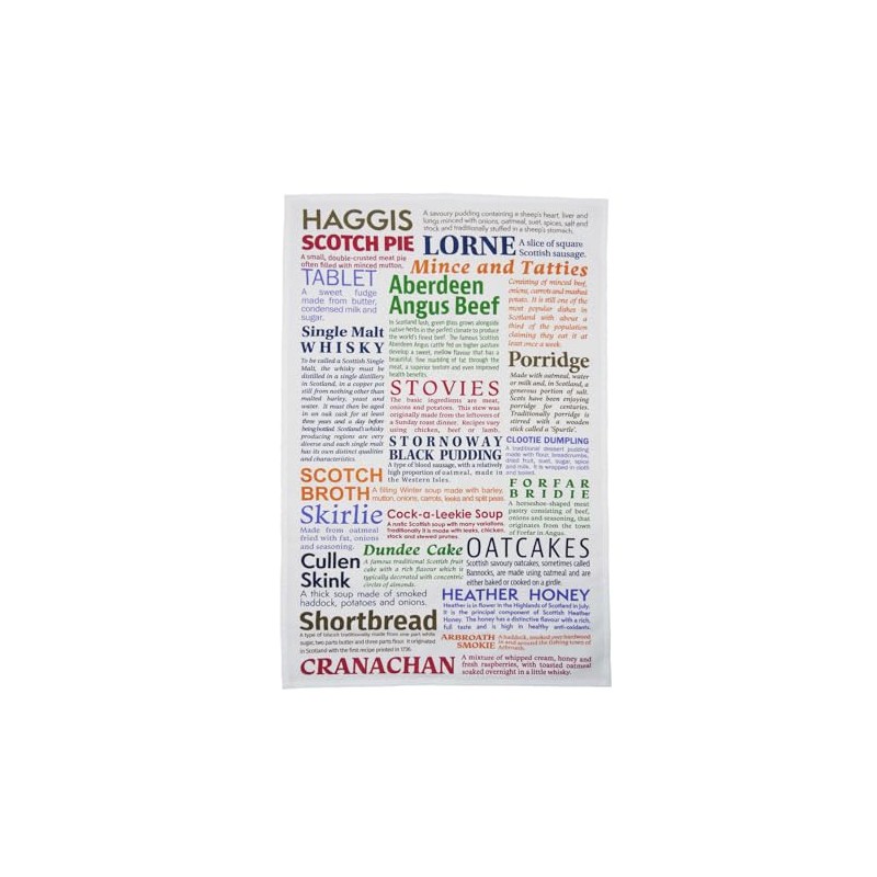 BRAW CLANS TARTANS Cotton Tea Towel - Pack of 2
