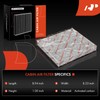 A-Premium - Filtro de aire de cabina de 2 piezas