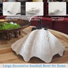 Afadorable Resin Seashell Decorative Bowl for Home Decor, Large Clam