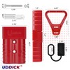 Uddick 4PCS 350A 2/0 Gauge Battery Cable Quick Connect/Disconnect Connector