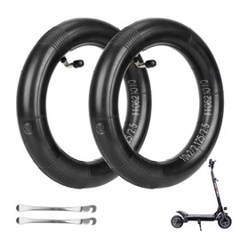 ulip Pack of 2 Inner Tubes 10 x 2 10 x 2.125 10 x 2.5 Thickened Pneumatic Scooter Replacement Tyre with 90 Degree for Nanrobot D4+ D5+ D6+ Scooter Trike Pushchair