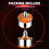 FATECIM 2" Turn Signal Light Covers Turbine Replacement Amber Lenses