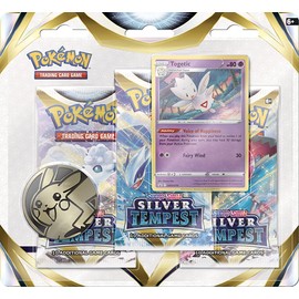 Pokémon Silver Tempest Triple Pack (3 Boosters & Togetic Foil Promo Card)