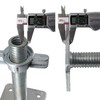 YEUQWJ Adjustable Support Jack Lightweight Steel Bracing and Jack Posts
