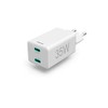 Hama Fast Charger 2x USB-C PD/Qualcomm® Mini Charger 35W White