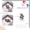 Inateannal Rhinestone Cat Brooch Pin Black Kitty Enamel Pin Cute