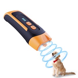 Antibell für Hunde,Ultraschall Hunde Anti Bellen Gerät,2 Einstellbare Frequenz Automatisches Anti Bellen Gerät,Wiederaufladbares Antibell für Kleine Mittel Große Hunde,Sicher Hundebellen Stoppen