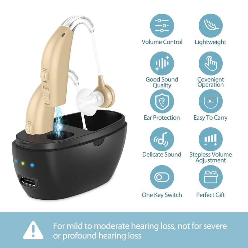 Hearing Aids, Hearing Aids For Seniors with Noise Reduction Function