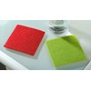 Felt Coasters, Set of 4, Square, Bordeaux Red