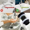Sink Waste with Overflow Pop Up Valve Washbasin Drain Valve