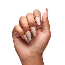 The Nailest - Instant Luxury Acrylic Press-on Nails-Medium Coffin- Honu Beige