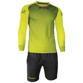 Givova Manchester Goalkeeper Kit Fluo Yellow/Black,XXS