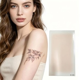 8 Pack Tattoo Cover Up Patches - ASYEHJNR Mole Cover Up Patches Waterproof Sweatproof Concealer Stickers, 3-5 Days Long Lasting Invisible Second Skin Tape for Scars, Hickeys, Pink Skin