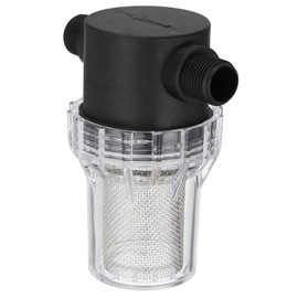 PATIKIL 1/2 Inch Male In-Line Strainer with 20 Mesh Stainless Steel Filter Screen Water Pump Filter for Garden Irrigation Pressure Washer Inlet