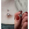 QWALIT Belly Button Piercing Kit Gun Belly Piercing Kit Belly