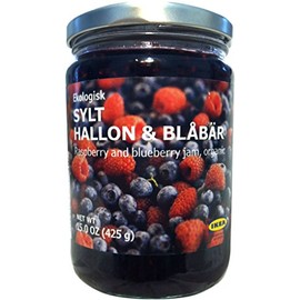 Organic Raspberry and Blueberry Jam - Sylt Hallon & Blabar Ekologisk - Ikea Food