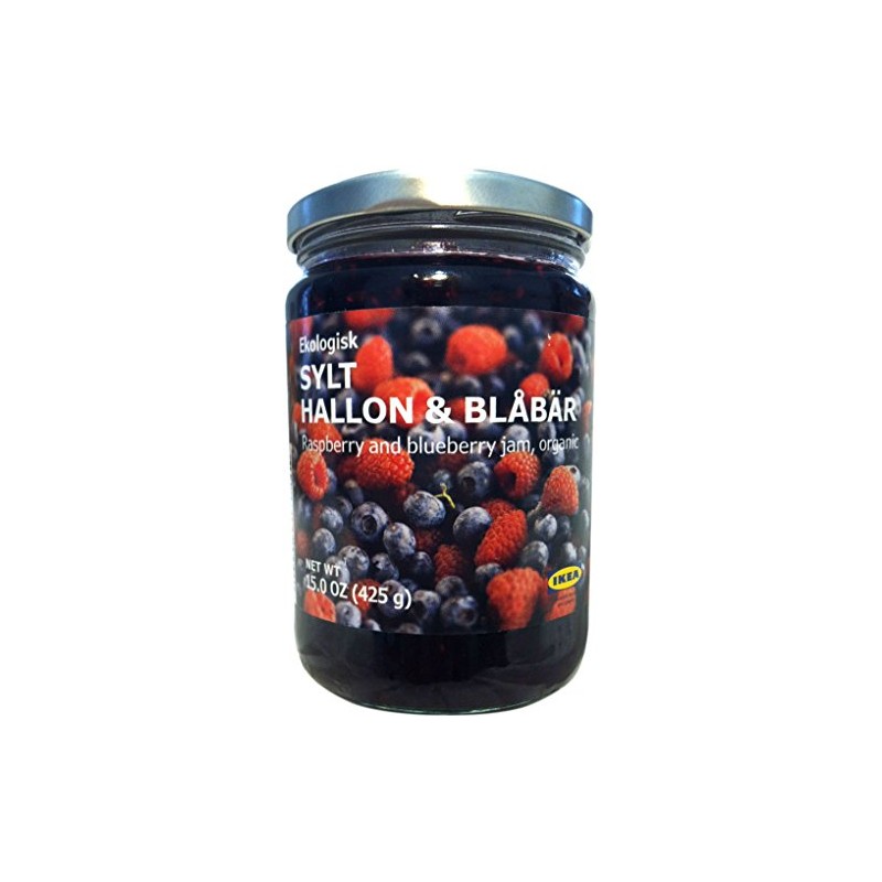 Organic Raspberry and Blueberry Jam - Sylt Hallon & Blabar