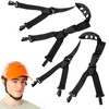 2PCS Hard Hat Chin Strap, With Detachable Elastic Strap And