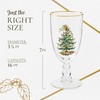Spode Christmas Tree Glassware - Set of 4 -Made of