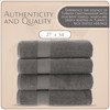 MAURA Basics Performance Bath Towels 100% Turkish Cotton with Hook