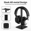 Unbranded Headphone Stand Headset Holder Rack With Aluminium Supporting Bar