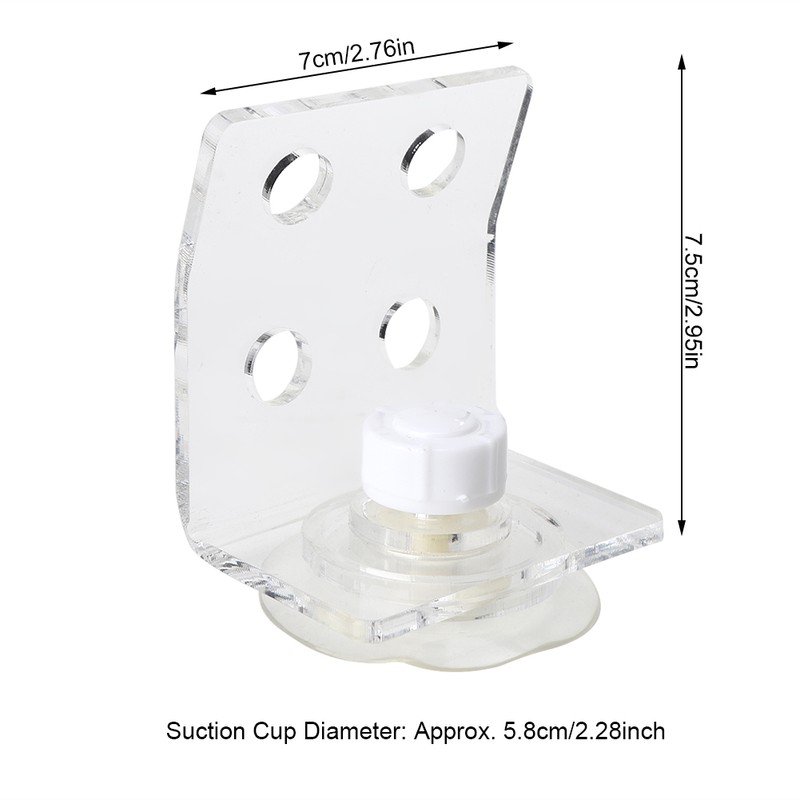 Acrylic Transparent Aquarium 4 Hole Front Bending Coral Frag Stand