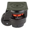 FOOT MASTER GD-60-F-NYN-FBL Leveling Caster, 50 mm Nylon 66 Wheel,
