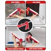 Holothurian Caulking Gun, Caulk Gun No Drip,Sealant Finishing Tool Grout