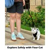 Luxelle 2 Pack Escape-Proof Cat Harness and Leash Set for