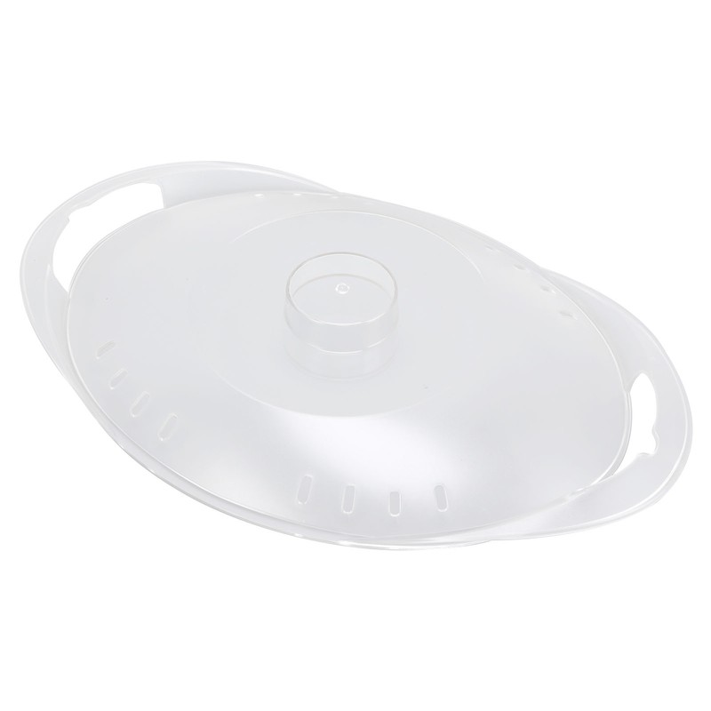 Kitchen Food Processor Robot Lid PC Heat Resistance Steaming Pan